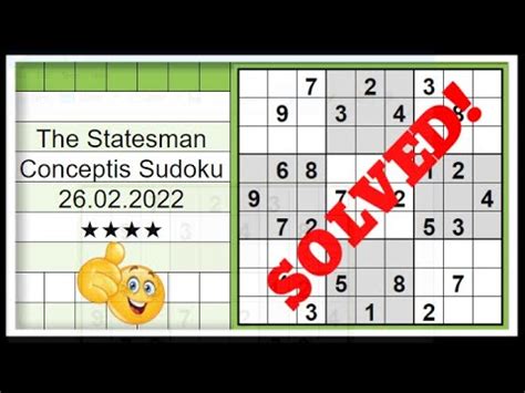 Conceptis Sudoku Puzzle answer. Posted May 17, 2017. Up