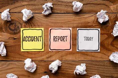 Conceptual Caption Accident Report. Concept Meaning a Form that is