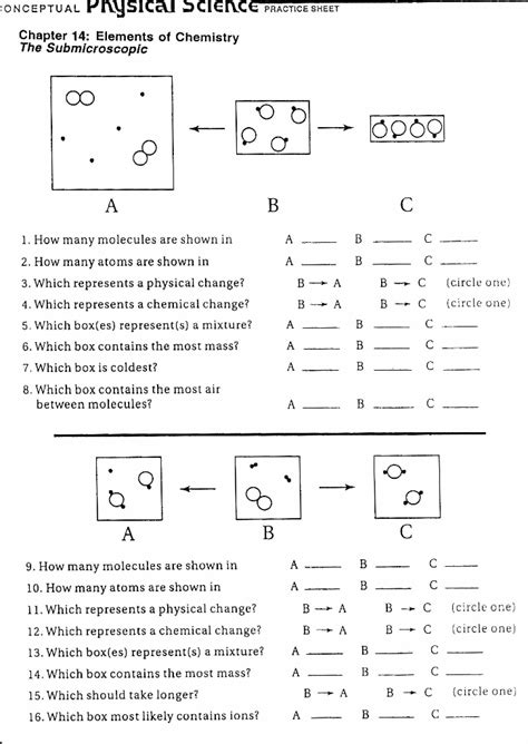 Conceptual Physical Science Practice Sheet Answers Chapter 14