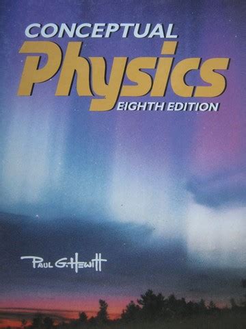 Conceptual Physics Paul Hewitt 8th Edition
