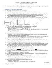 Conceptual Physics Review Answers