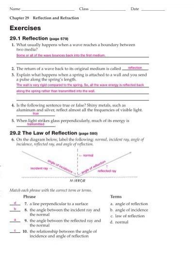 Conceptual physics chapter 32 reading guide answers. - Modern biology study guide fundamentals and genetics.