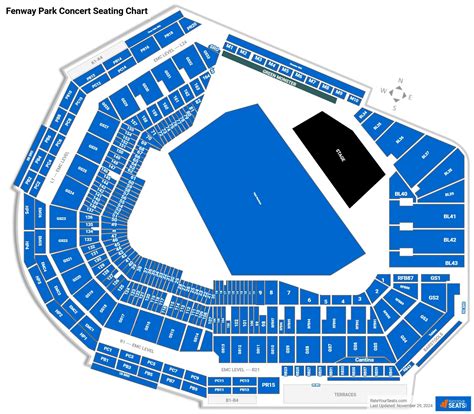 Concert At Fenway Seating Chart