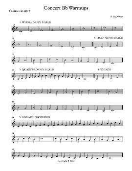 Concert bb warm up.  Salazar TABLE OF CONTENTS CONCERT F & CONCERT Bb &ndash; pages 3 GM WA...