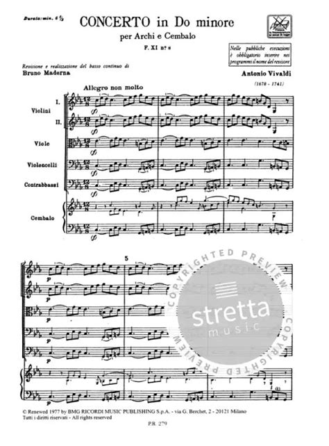 Concerto per archi, e moll, für streichorchester und basso continuo, pv 113. - Lincoln impinger conveyor ovens service manual.
