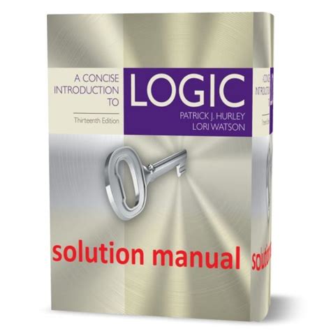 Concise A To Answer Logic Introduction Hurley Key