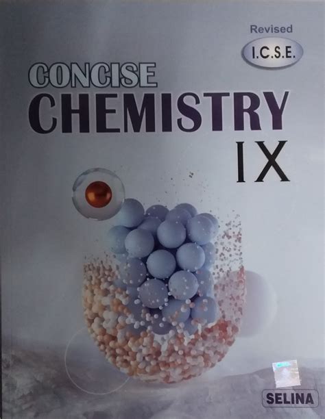 Concise chemistry class 9 icse guide. - Vita regularis, vol. 16: das eigene und das ganze.