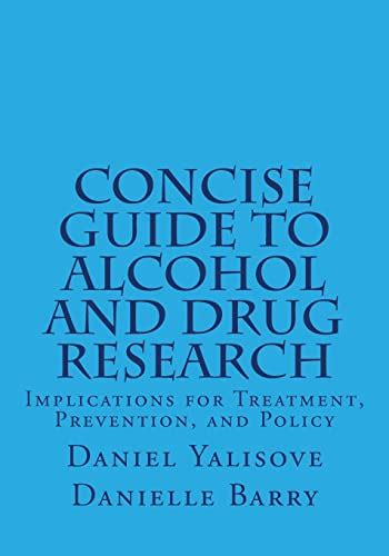 Concise guide to alcohol and drug research implications for treatment prevention and policy. - 1984 yamaha vmax 1200 shop manual.