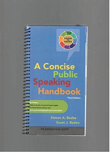 Concise public speaking handbook 3rd edition. - Über platons protagoras: ein beitrag zur lösung der platonischen frage.