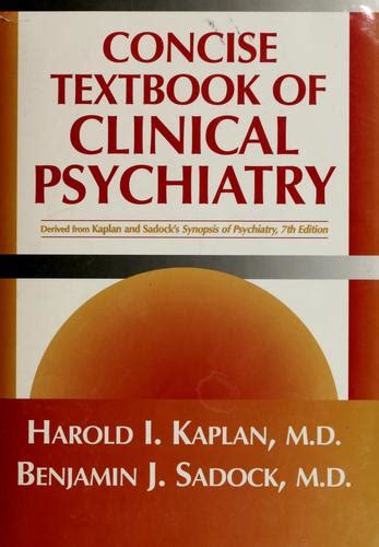 Concise textbook of clinical psychiatry by harold i kaplan. - Manuale di soluzioni per sistemi di controllo moderni.