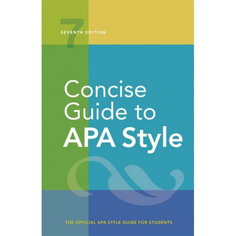 Read Concise Guide To Apa Style Seventh Edition Newest 2020 Copyright By American Psychological Association