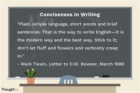 Conciseness examples. Here are some notes toward efficiency and conciseness in writing. PRUNING THE REDUNDANT Avoid saying the same thing twice. Example: Many uneducated citizens who have never attended school continue to vote for better schools. A phrase that repeats itself—like "true fact," "twelve noon," "I saw it with my own eyes"—is sometimes called a pleonasm. 