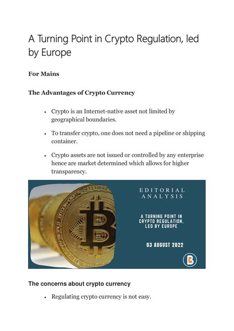 Conclusion: A Turning Point in Crypto Regulation