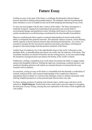 Conclusion: Embracing the Future with Caution and Optimism