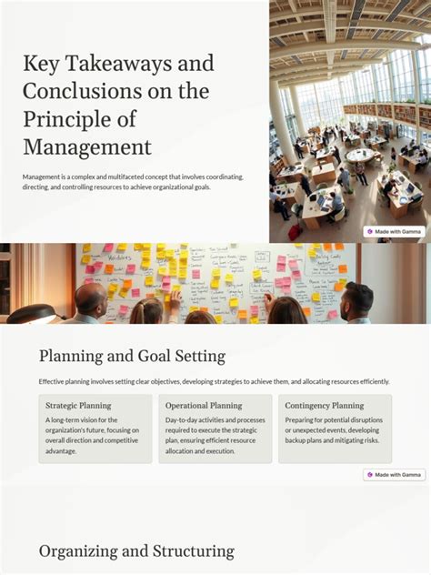 finance management analysis