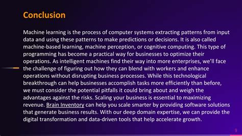 Conclusion for machine learning ppt.  Case studies show how This document summarizes a...