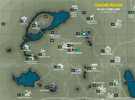 Concord Region Map Fallout 4 Game Maps Com
