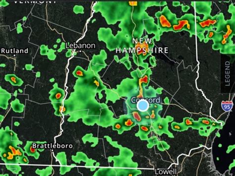 Satellite and Doppler radar images for Concord, NH. Failed