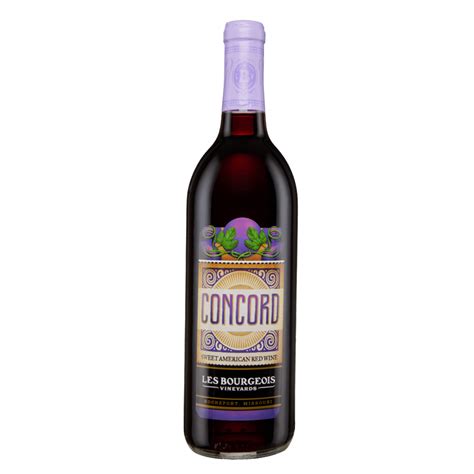 Concord wine. A sweet but balanced wine with a generous mouth feel. A distinct aroma and flavor of fresh Concord grapes. Kosher for Passover. 