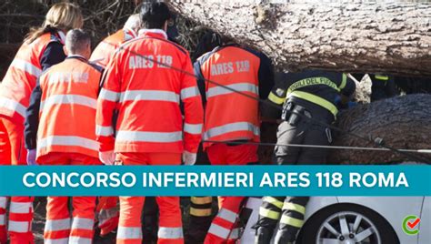 Concorso Infermieri ARES 118 Roma 2024 - 50 posti