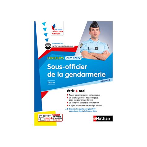 Concours Sous-officier de la gendarmerie (intégrer la fonction …