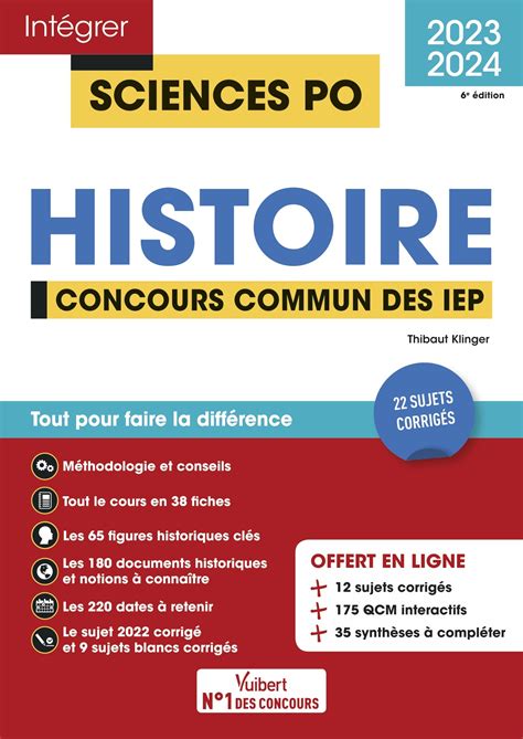 Concours commun des IEP 2024 – Intégrer Sciences Po