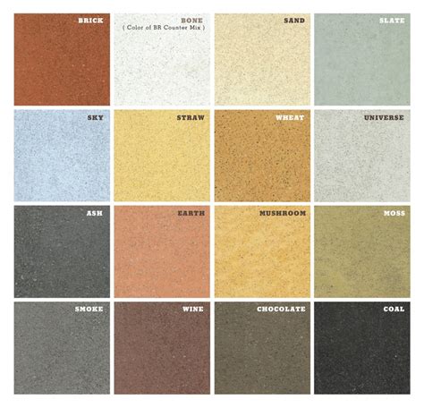 Concrete Color Options