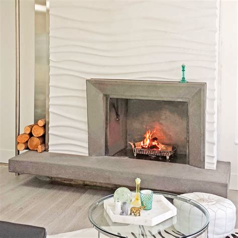 Concrete Fireplace Surrounds, Hearths & Mantels - Pinterest