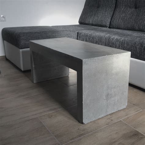 Concrete coffee table. While you can find coffee tables made of thick slabs of concrete block, it’s also possible to find tabletops from just a thin layer of concrete, which will take up much less visual space. Shop online for Concrete-Top Coffee Tables. Browse a large selection of Coffee Tables in a wide range of sizes, finishes and styles. 