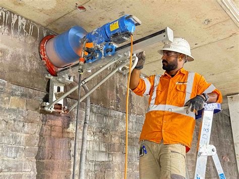 Concrete core drilling. With the country's largest supply of diamond core drill bits, A-Core is qualified and properly equipped to handle concrete drilling projects of any size. 