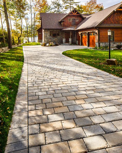 Concrete driveway pavers. In addition to a variety of paver patterns, here are some other ideas for adding interest and uniqueness to your concrete paver driveway: Use of 2-3 complementary colors . You might, for example, alternate grey and slate square pavers to create a checkerboard effect or use three complementary shades in a standard or alternative random pattern ... 