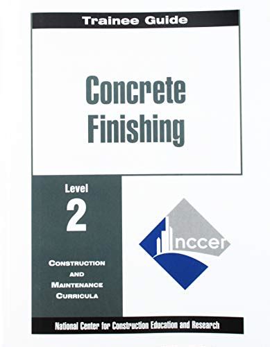 Concrete finishing level two instructor s guide. - Bang olufsen beogram cd 50 service manual.