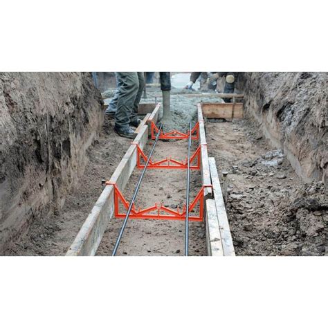Concrete footer forms.  These cost-effective braces are essential in For...