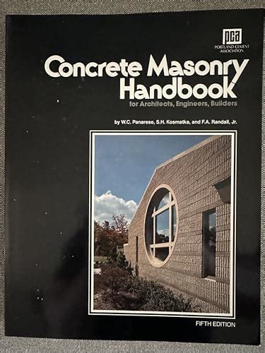 Concrete masonry handbook for architects engineers builders. - Haynes reparaturanleitung honda accord 2003 bis 2007.