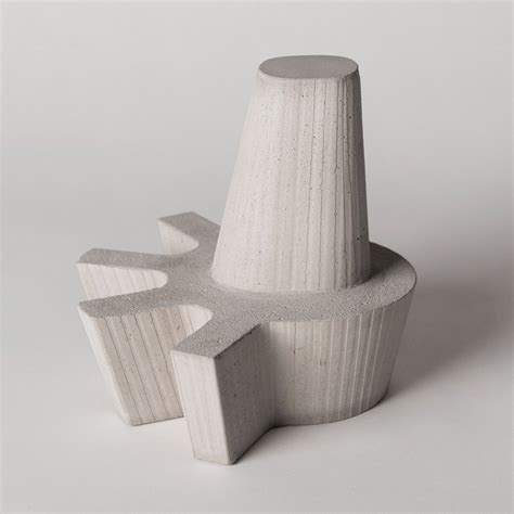 Concrete objects. Consider a plastic core: Concrete adheres to a lot of materials, including plastic. Using a 3D-printed core for your model can save concrete, make the model stronger, and make it easier to remove your mold from the finished design. You can afford to have thinner concrete walls if your model has a plastic core. 