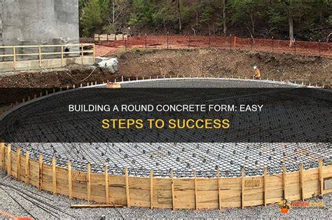 Concrete round forms.  Includes concrete forms and all concrete/cement supplies to make con...