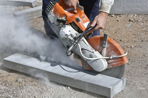 Concrete saw cutting. Quick Cuts. Don’t cut for more than 45 seconds at a time to allow the blade to cool, especially if you are dry-cutting. 8. Remove the Saw. Remove the saw from the concrete and allow the blade to spin freely for a moment. This will help shake any debris from the blade and remove dust clogs from the saw. 