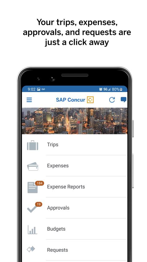 Concur download. With the SAP® Concur® mobile app, you can: • Review and approve expense reports, invoices, and travel requests • Snap a photo of your receipt and instantly add it to your expense report • Book a flight or rail ticket, reserve hotel rooms, or rent a car • Update or add new attendees to meeting invites • Get hotel suggestions based on ... 