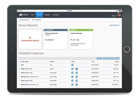 Accurate expenses from partners are automatically created in Concur Expense, complete with e-receipts. Take a deeper dive into SAP Concur Our free Concur Travel & Expense demo is an in-depth look at two of our core offerings, exploring how to book travel, submit expense reports, and more.. 