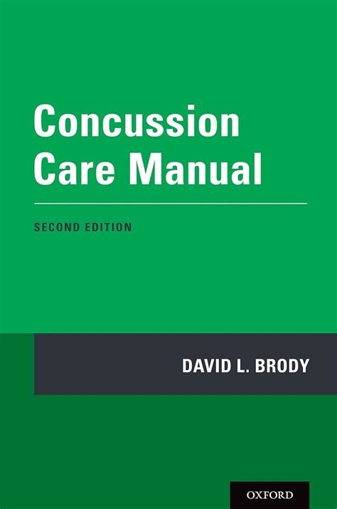 Concussion care manual by david l brody. - Cuentos fantasticos del xix - volumen 1.