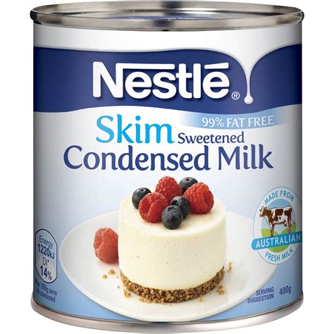 Condenced milk. Dec 30, 2023 ... That's odd. Sweetened condensed milk has a cooked milk taste that you might conceivably describe as mildly musky and the colour can be similar ... 