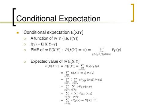 Conditional expectation projection. 3, of X on the vector space H of a...