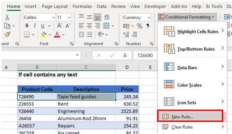 Conditional formating if the cell contains any date