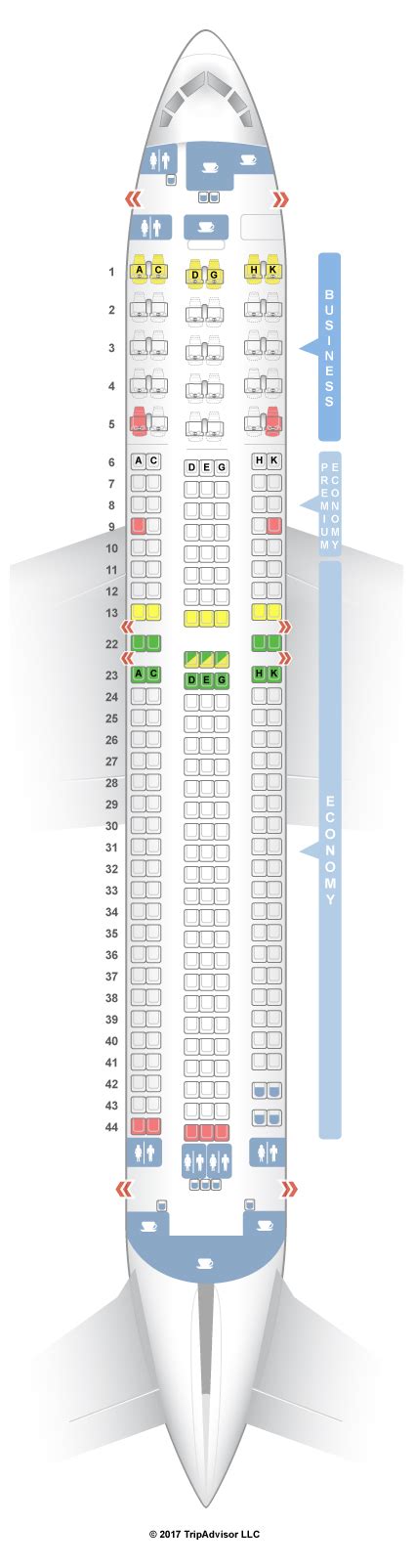 Yes. Detailed seat map Condor Boeing B767 300ER version2. Find the 