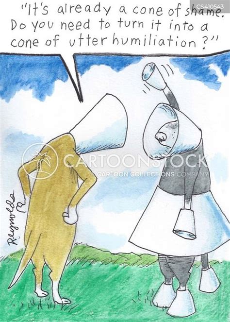 Cone Of Shame Cartoons and Comics - funny …