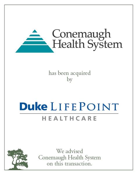 Conemaugh Health System, Duke LifePoint Healthcare