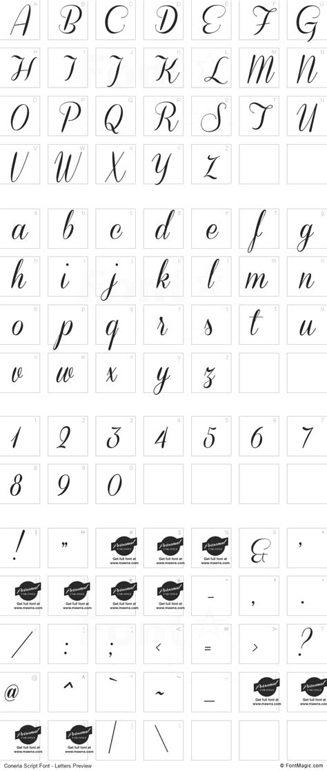 Coneria Script Font FontMagic