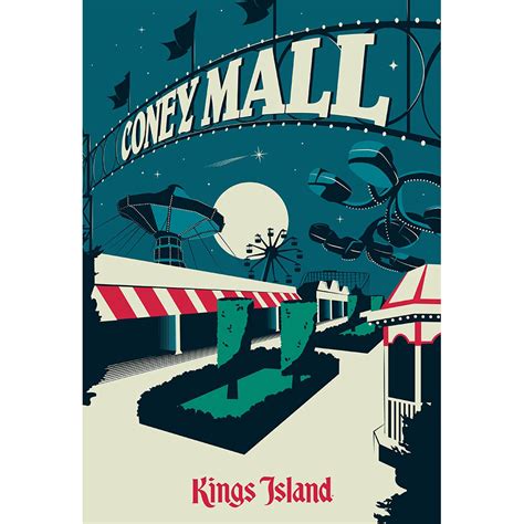 Coney Mall Poster – Kings Island Gear