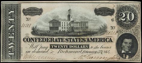 We have what we hope is an easy to use guide to identify and value your old confederate money. Click on the picture or description below to learn more about your exact note. Feb. 17 1864 50 Cents Confederate. Feb. 17th 1864 $1 Confederate Bill. Feb. 17th 1864 $2 Confederate Bill.