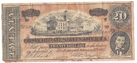 On Christmas Day, 1864, the Confederate dollar'